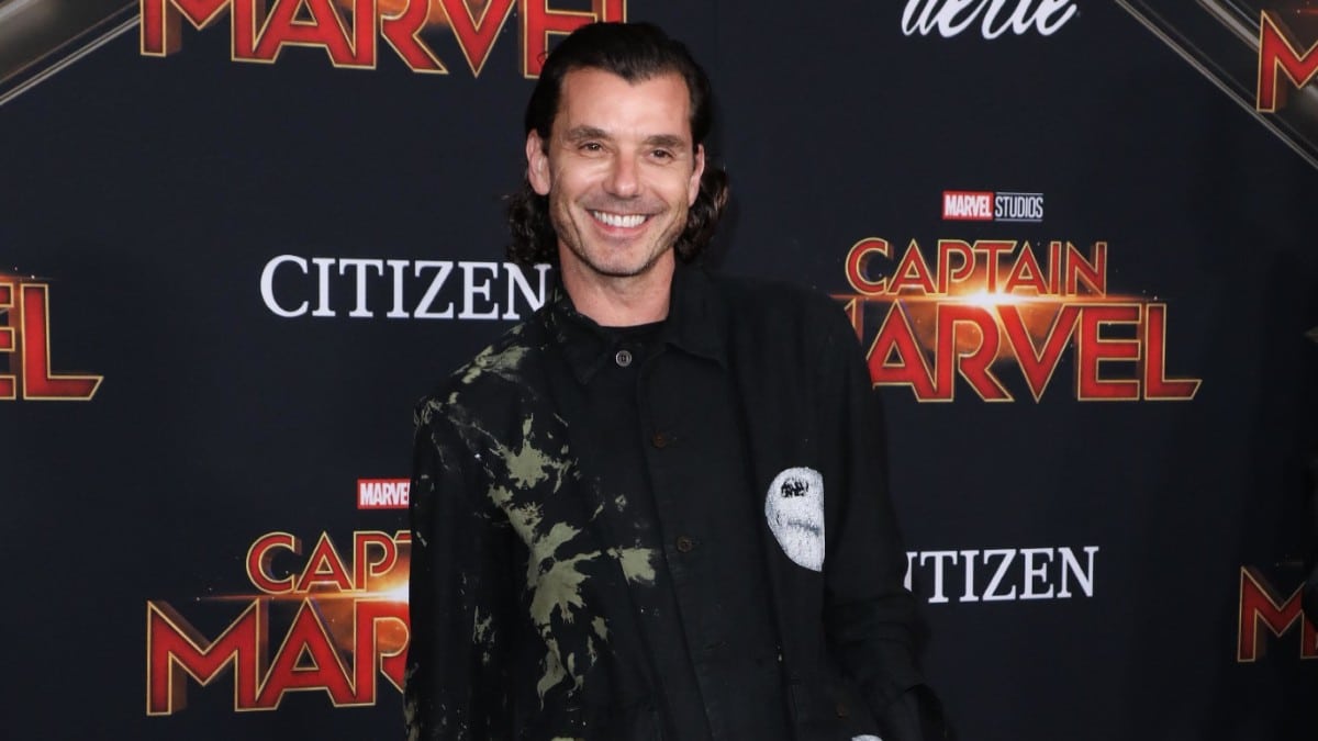 Singer Gavin Rossdale arrives at the Los Angeles Premiere Of Marvel Studios 'Captain Marvel' held at the El Capitan Theatre on March 4, 2019 in Hollywood
