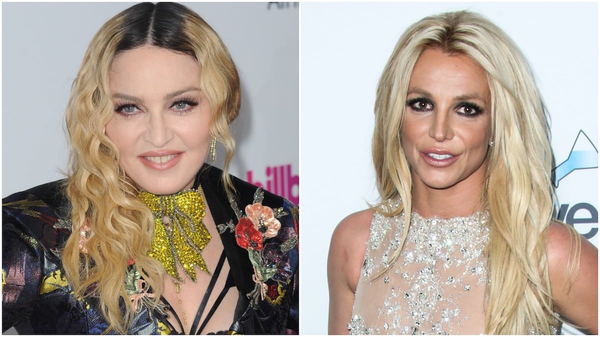 singers madonna and britney spears