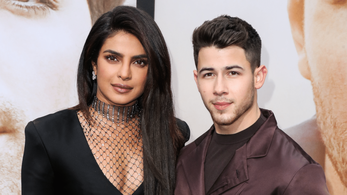 Priyanka Chopra and Nick Jonas arrive at the Los Angeles Premiere Of Amazon Prime Video's 'Chasing Happiness.'