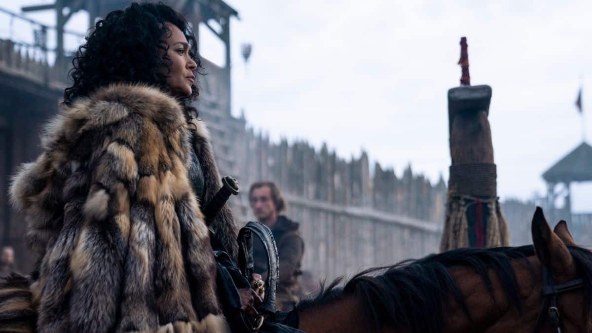 Caroline Henderson stars as Jarl Estrid Haakon in Season 1 of Netflix's Vikings: Valhalla