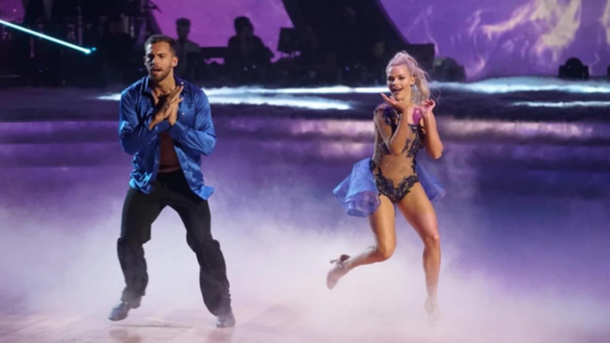 Chris Mazdzer and Witney Carson on Dancing with the Stars