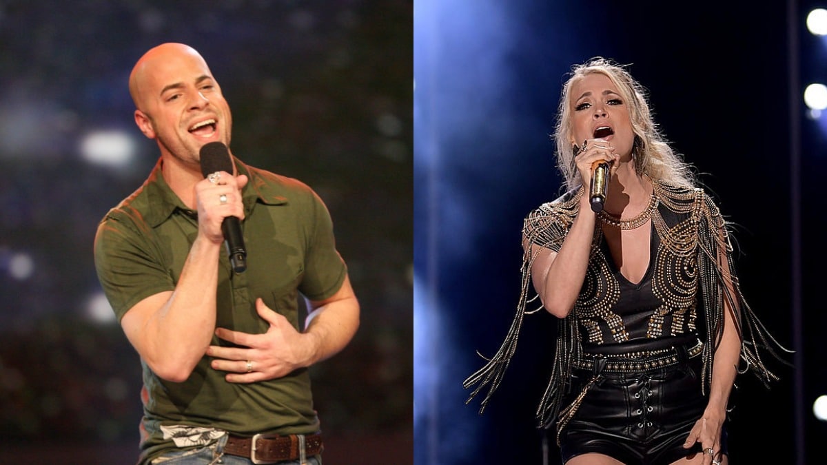 Daughtry and Carrie Underwood on American Idol