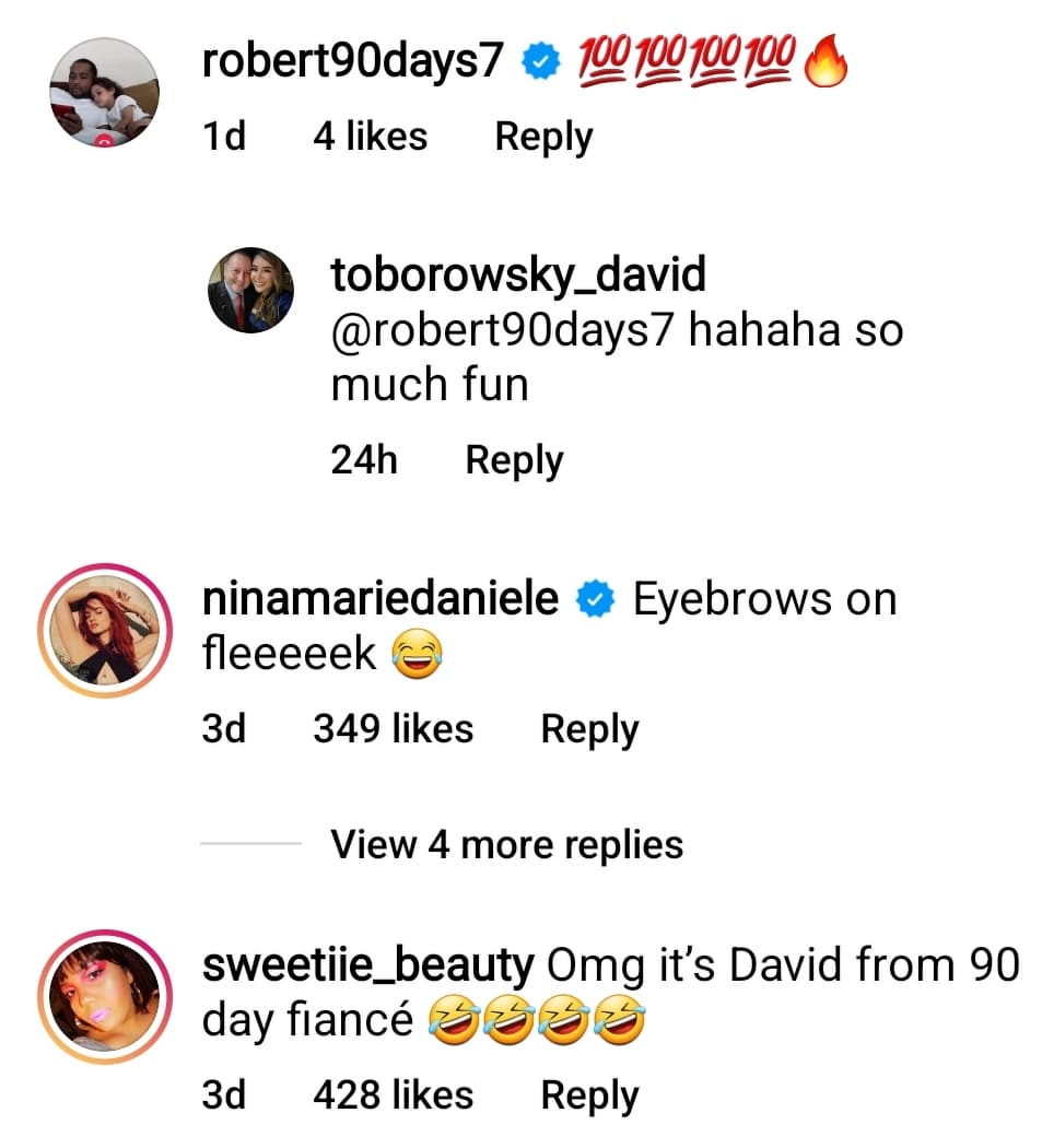 comments on snoop dogg's IG post about david toborowsky