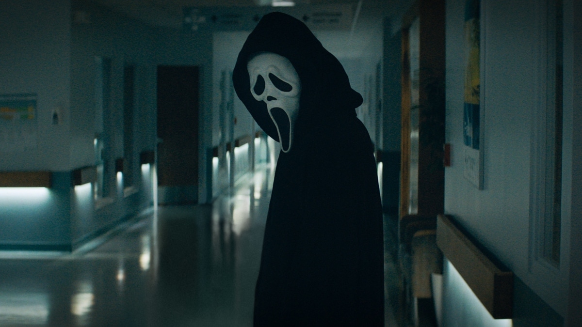 Ghostface from Scream 5.