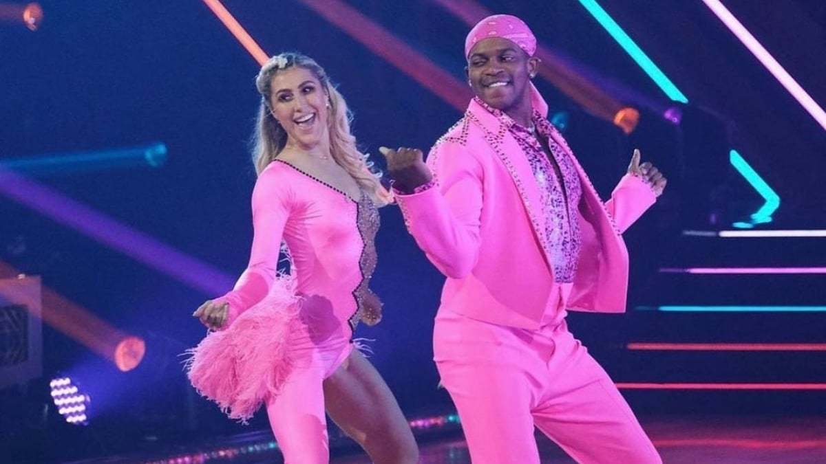 Jimmie Allen and Emma on Dancing with the Stars