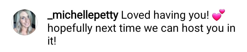 logan brown's fiance michelle petty commented on janelle's IG post