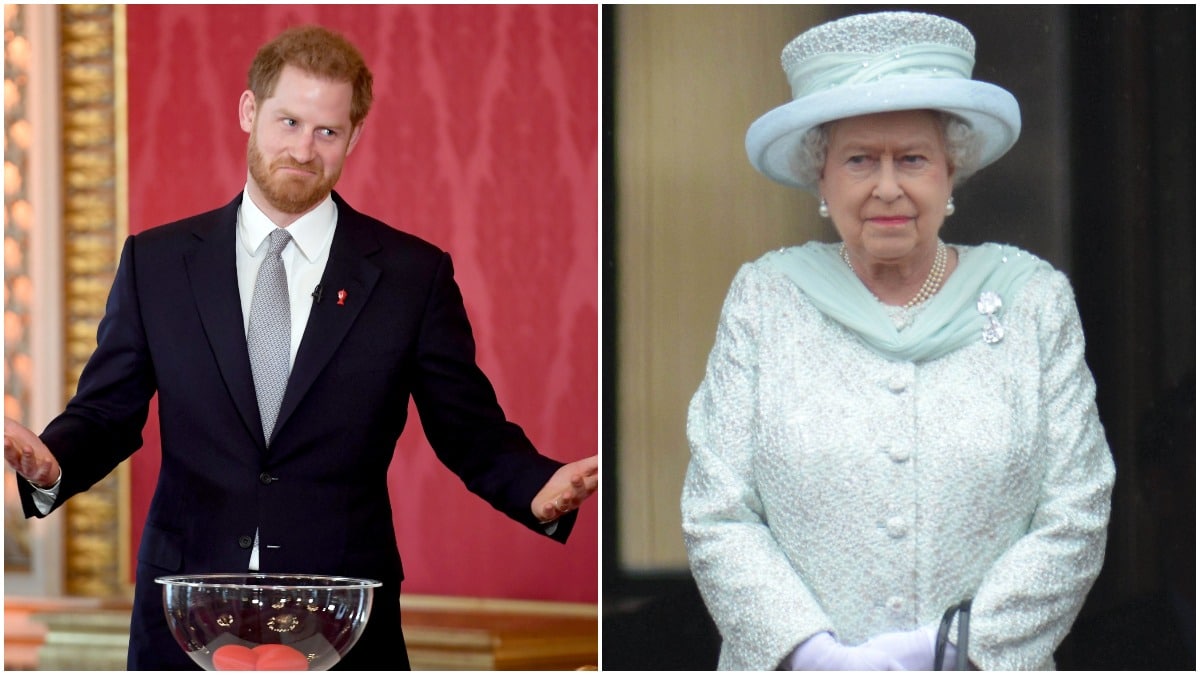 Prince Harry and Queen Elizabeth attending royal events
