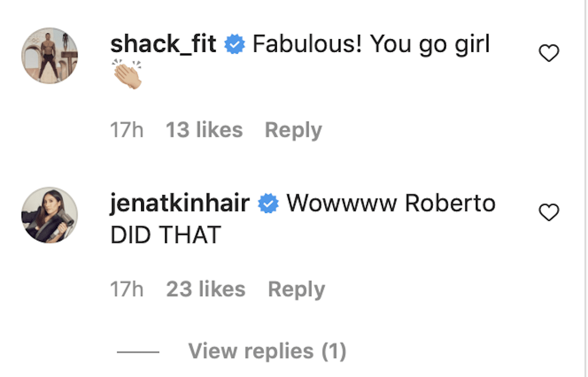 Jessica Alba Instagram comments