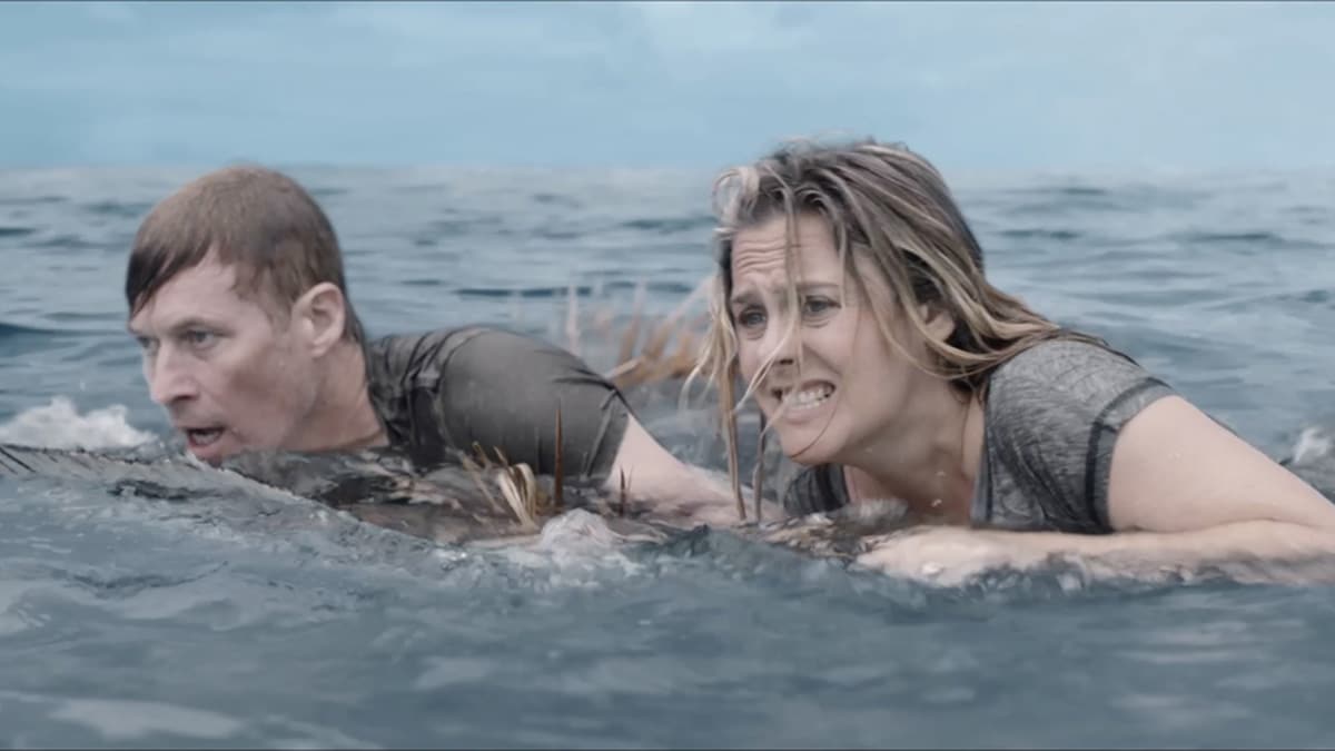 James Tupper and Alicia Silverstone in a scene from The Requin