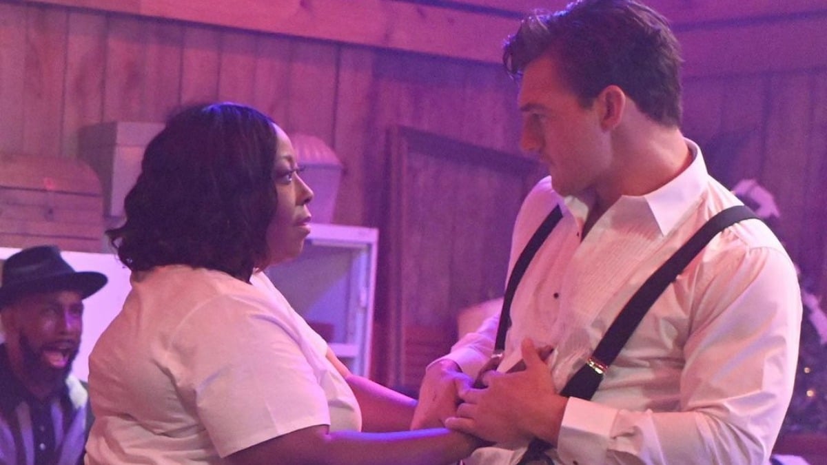 Tyler Cameron and Loni Love on The Real Dirty Dancing