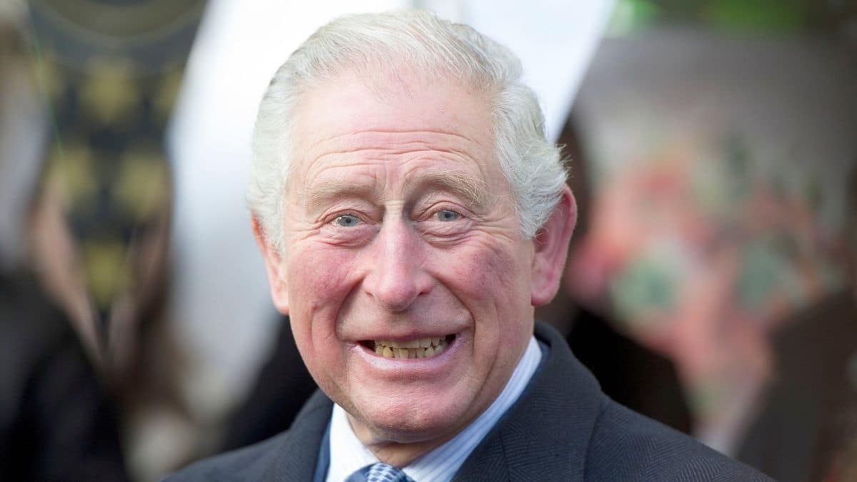 Prince Charles at the Swiss Cottage Farmers Market in 2019
