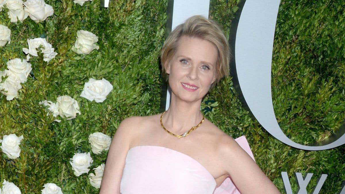 Cynthia Nixon attended The 71st Annual Tony Awards in New York City in 2017.