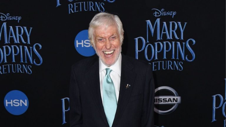 Dick Van Dyke at the Mary Poppins Returns premiere at The Dolby Theatre in 2018.