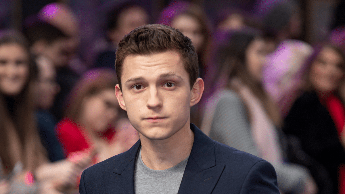 Tom Holland at the "Onward" UK Premiere at The Curzon Mayfair on February 23, 2020 in London, England.