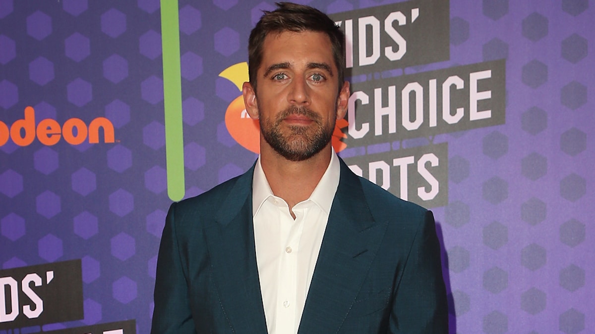aaron rodgers at Nickelodeon Kids' Choice Sports Awards 2018