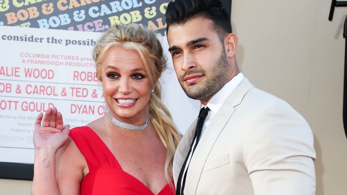 Britney Spears on the red carpet with her fiance