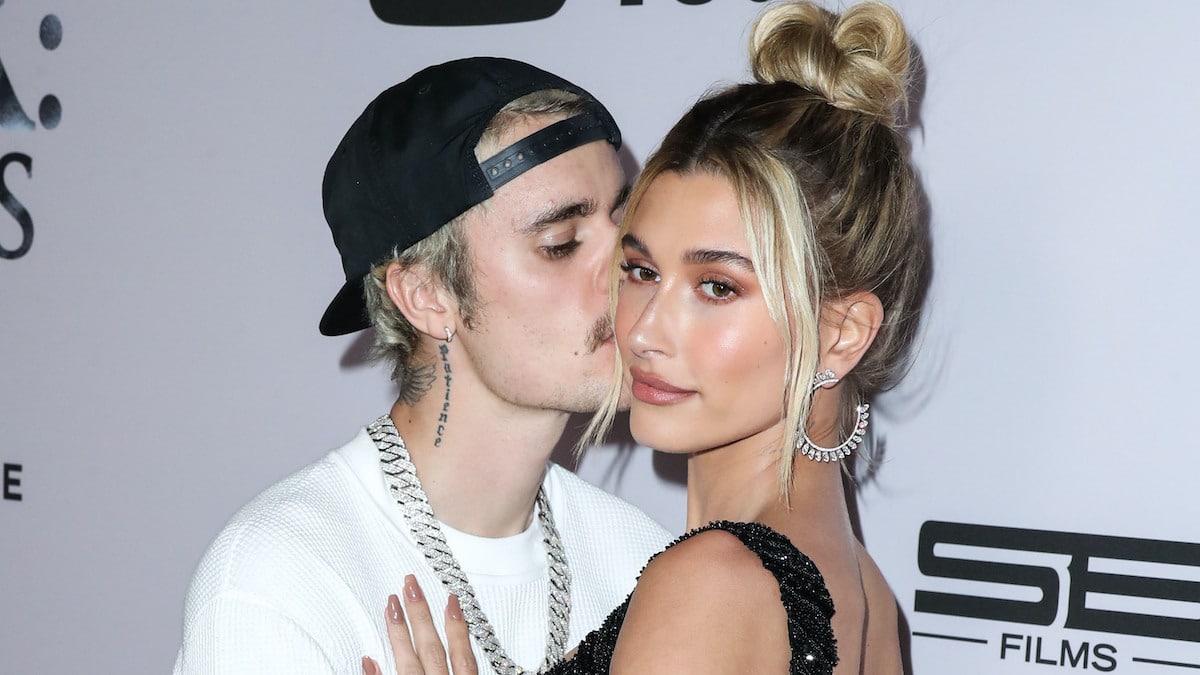Justin and Hailey Bieber on the red carpet