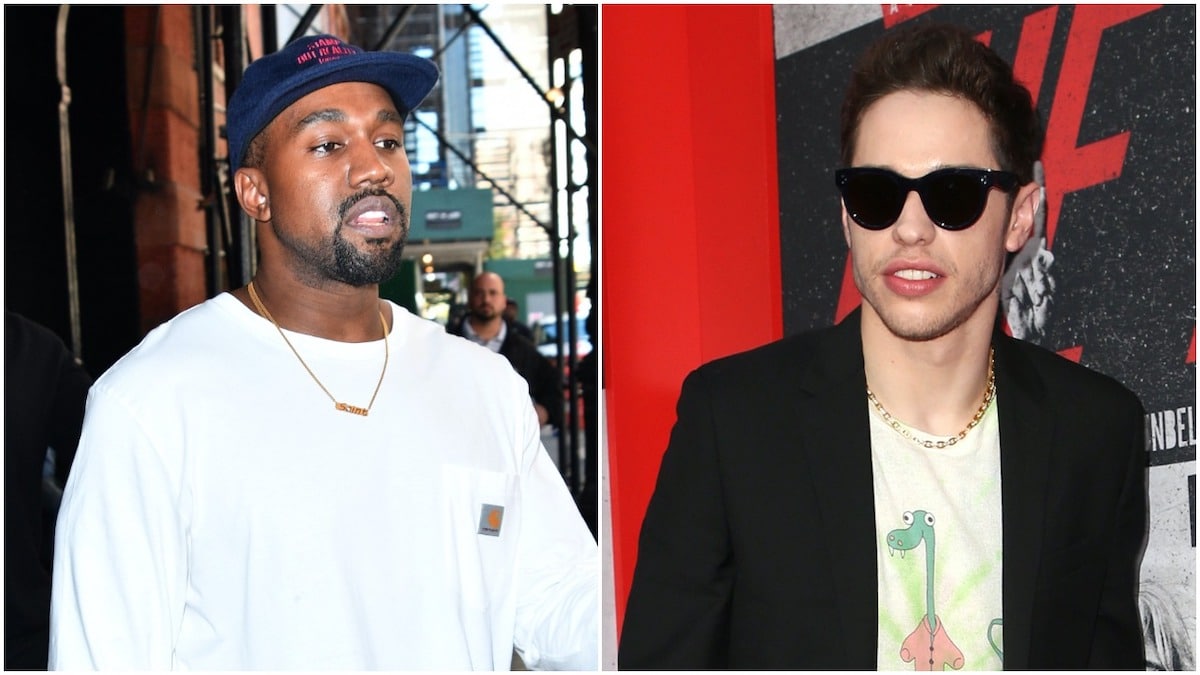 kanye west and pete davidson feud continues with instagram snub