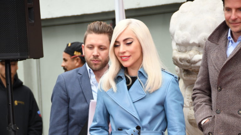 Lady Gaga at the Sam Elliott Hand And Footprint Ceremony held at TCL Chinese Theatre.