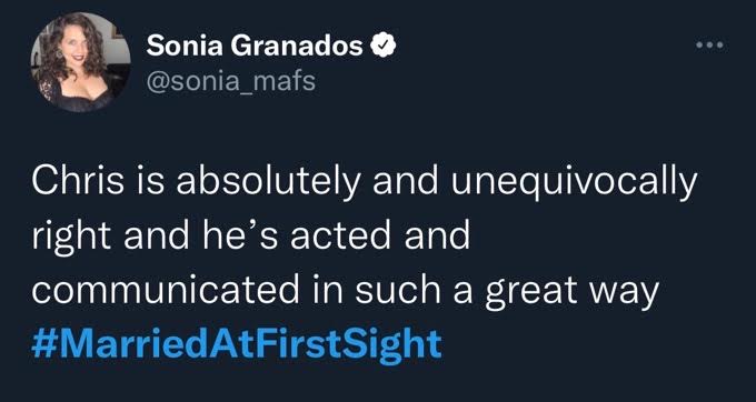 Sonia Granados tweet