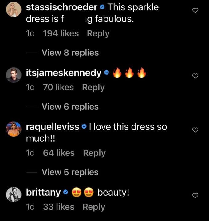 Screenshot from Lala's IG comments.