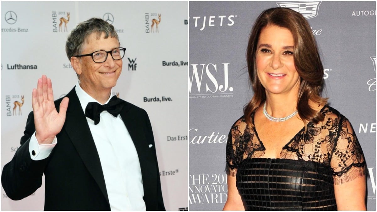Bill Gates and Melinda French Gates on the red carpet