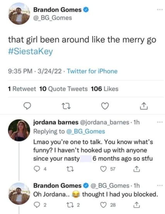 Brandon Gomes tweet 