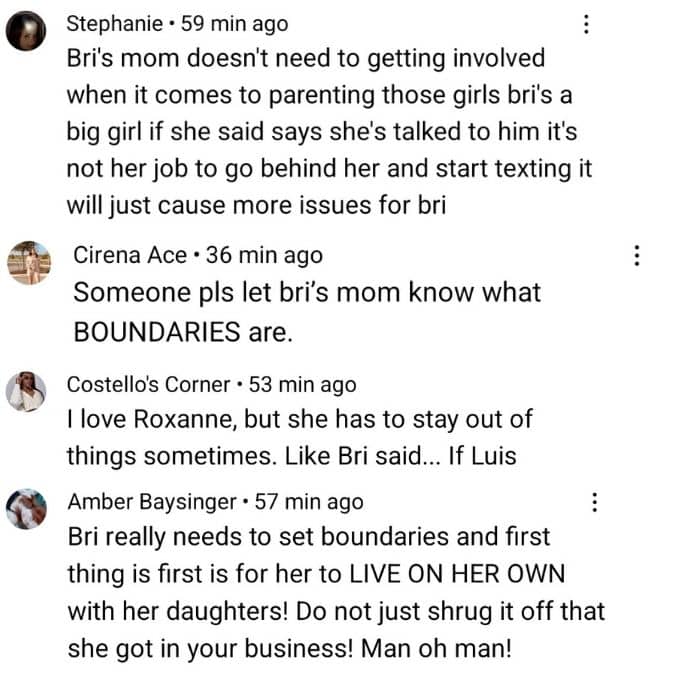 teen mom 2 viewers comment on roxanne overstepping parenting boundaries with briana 