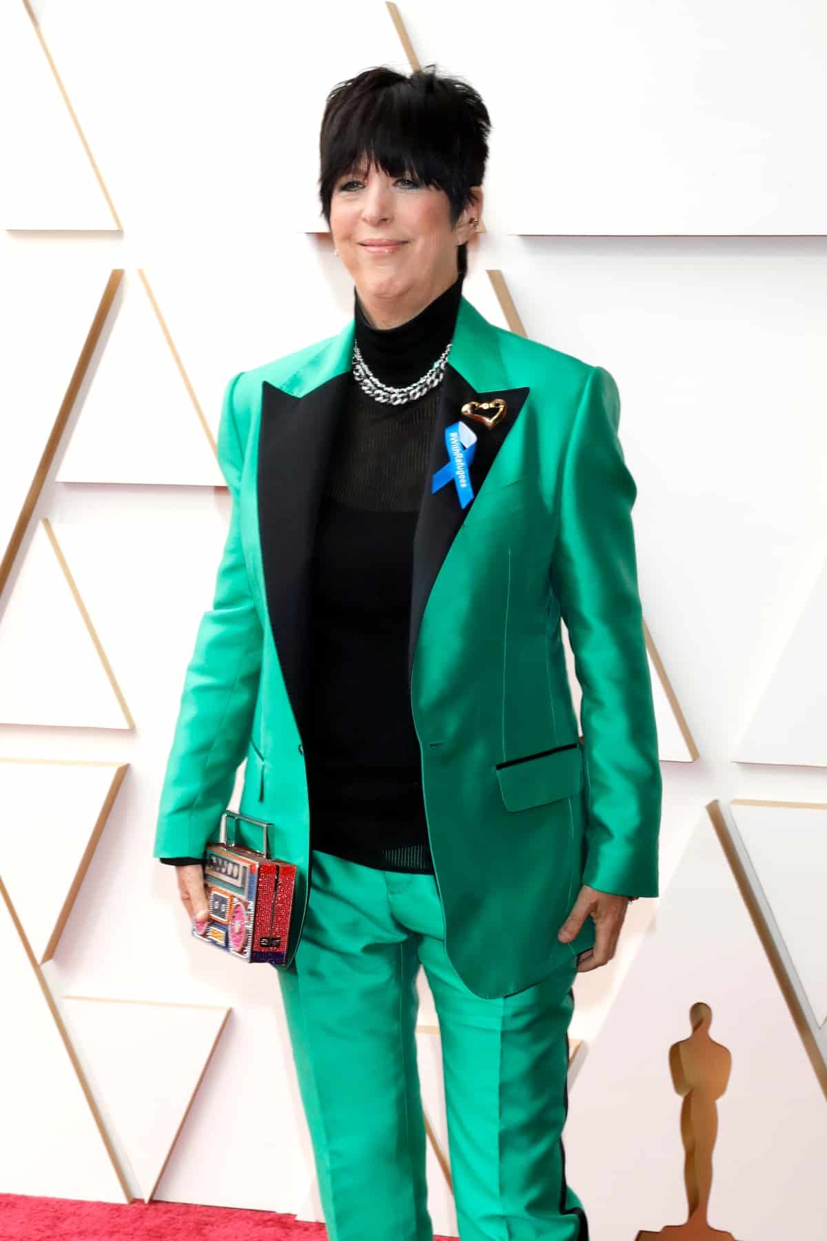 Diane Warren on the Oscars 2022 red carpet