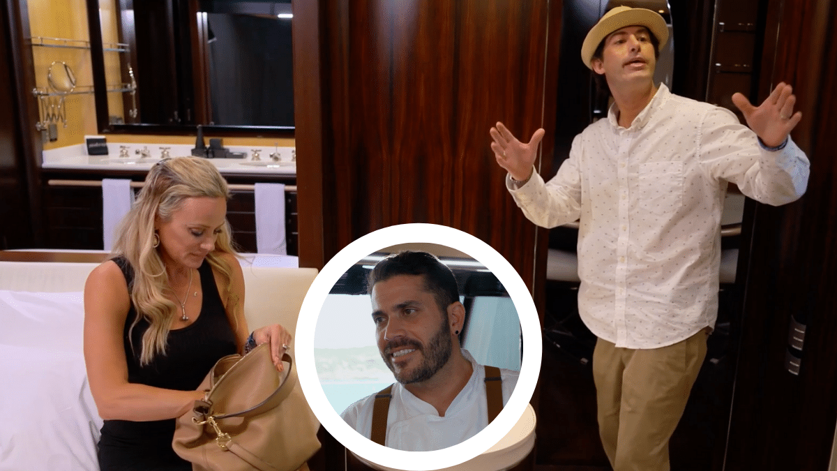 Erica Rose and husband Charles diss chef Marcos food from Below Deck Sailing Yacht.