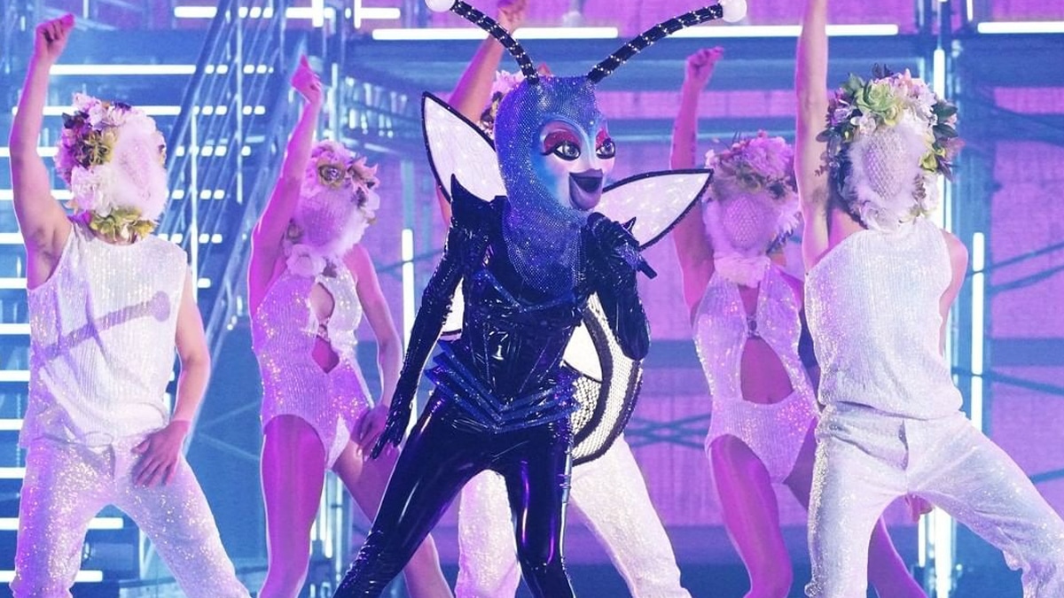 Firefly performing on The Masked Singer