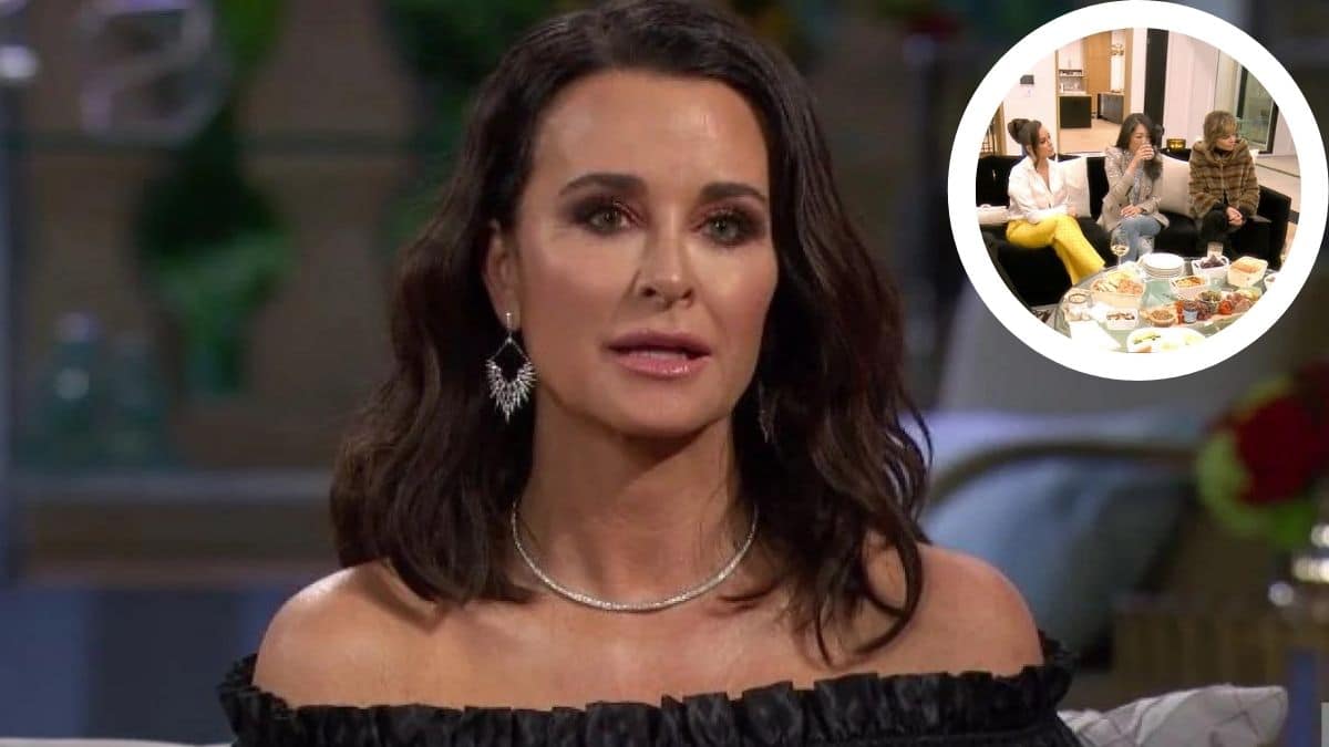 Kyle Richard is spilling the tea on the Real Housewives of Beverly Hill Season 12.