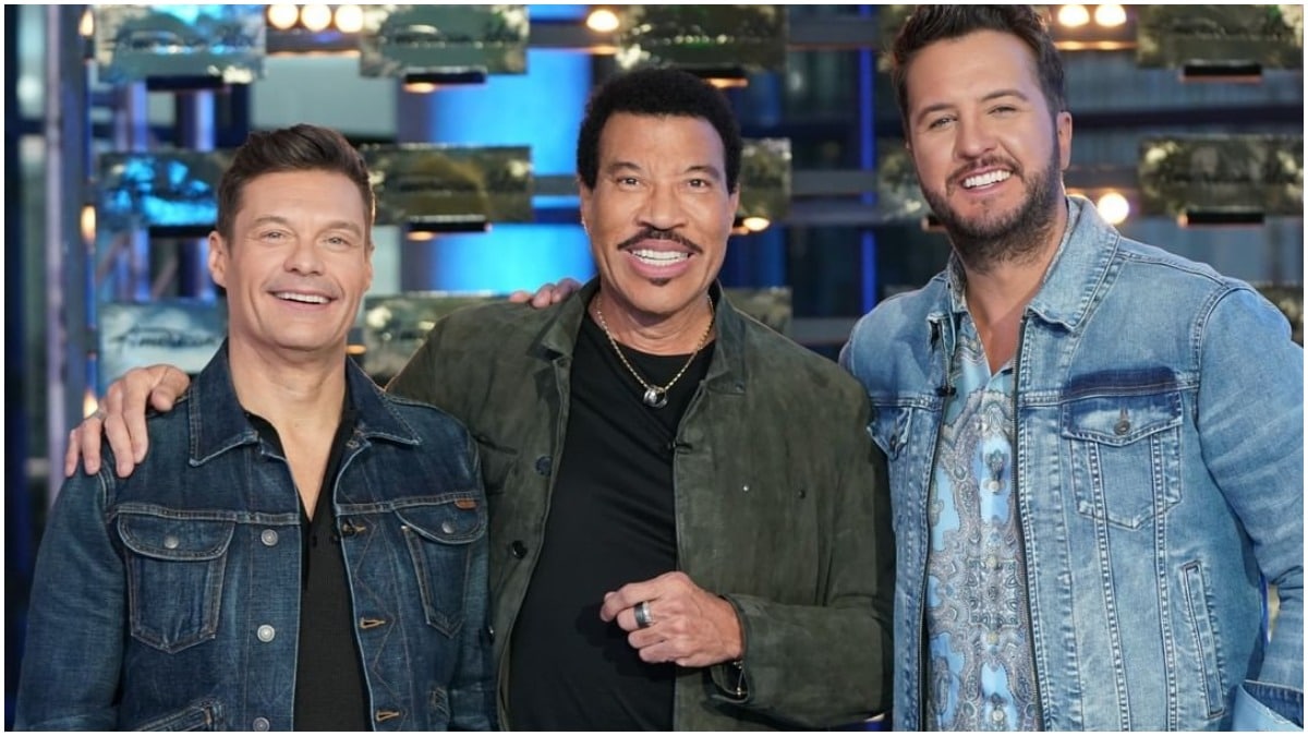 Ryan Seacrest, Lionel Richie, and Luke Bryan on American Idol