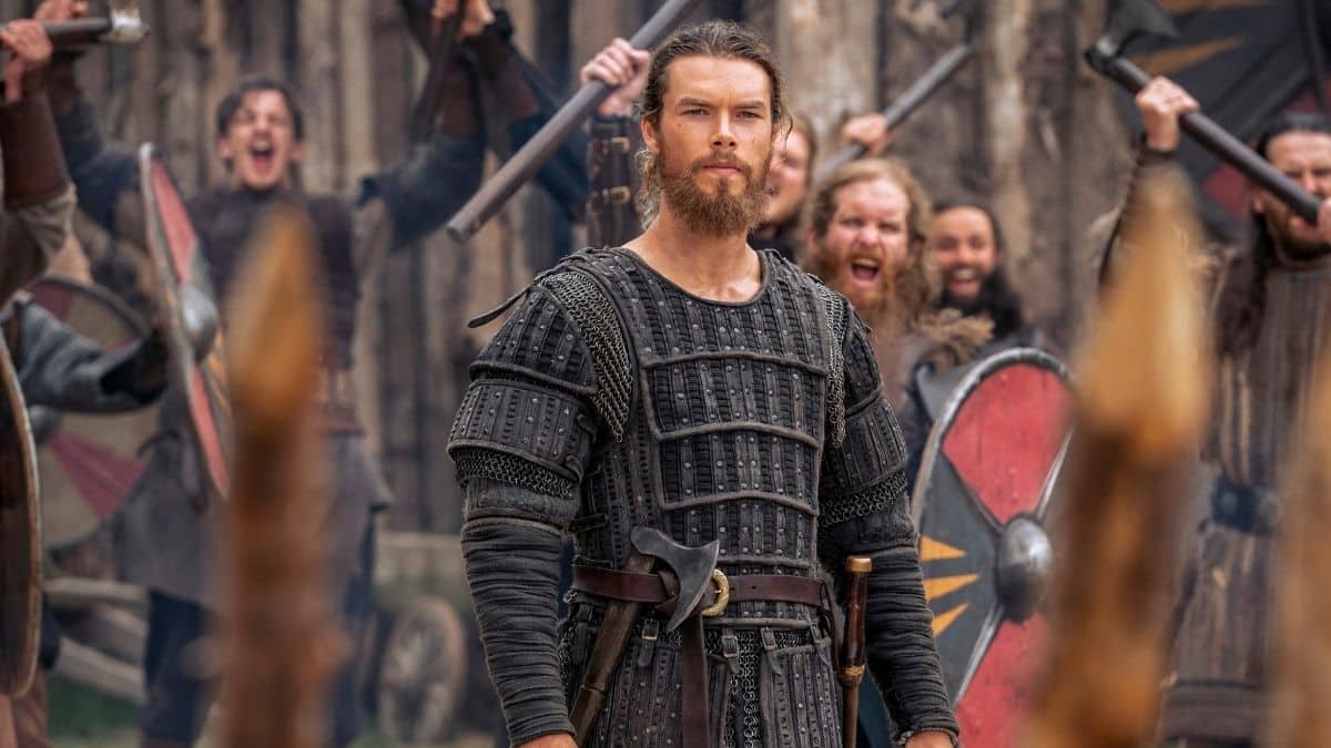 Sam Corlett stars as Leif Eriksson in Episode 8 of Netflix's Vikings: Valhalla Season 1