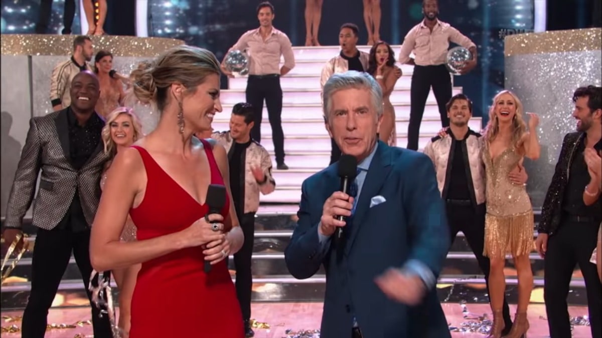 Tom Bergeron and Erin Andrews on Dancing with the Stars