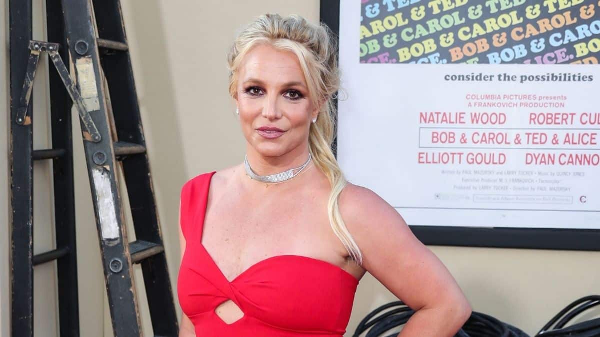 Britney Spears arrives at the World Premiere Of Sony Pictures' 'Once Upon a Time In Hollywood'