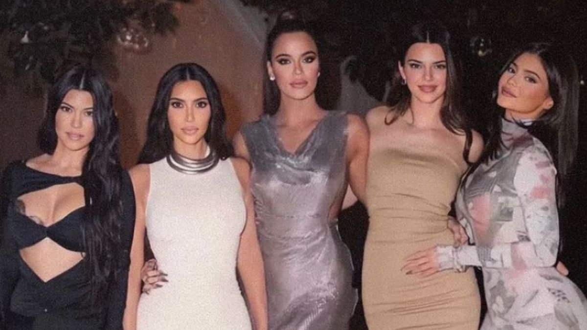 The Kardashian sisters in fancy dress