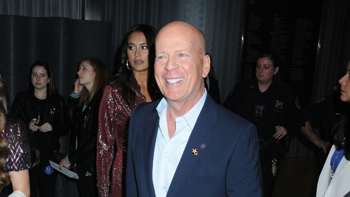 Bruce Willis at the "Motherless Brooklyn" Premiere during the 57th New York Film Festival.