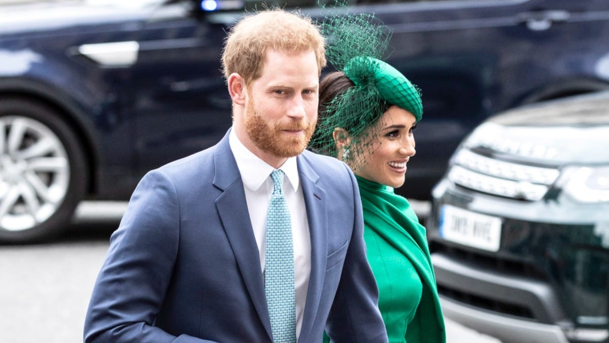 Prince Harry, Duke Of Sussex and Meghan Markle, Duchess Of Sussex. Commonwealth Day 2020 Service at Westminster Abbey in London. Photo Credit: ALPR/AdMedia