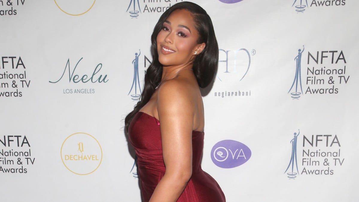 Jordyn Woods. 2nd Annual National Film And TV Awards held at Globe Theatre 2019