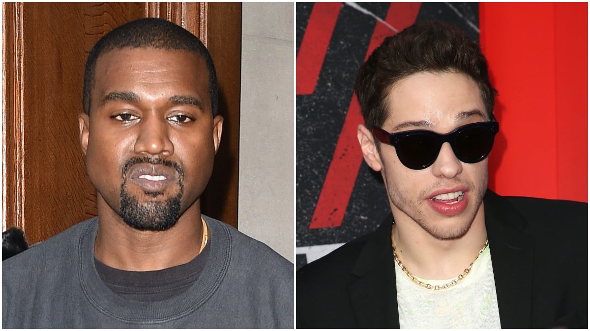 kanye west and pete davidson feud