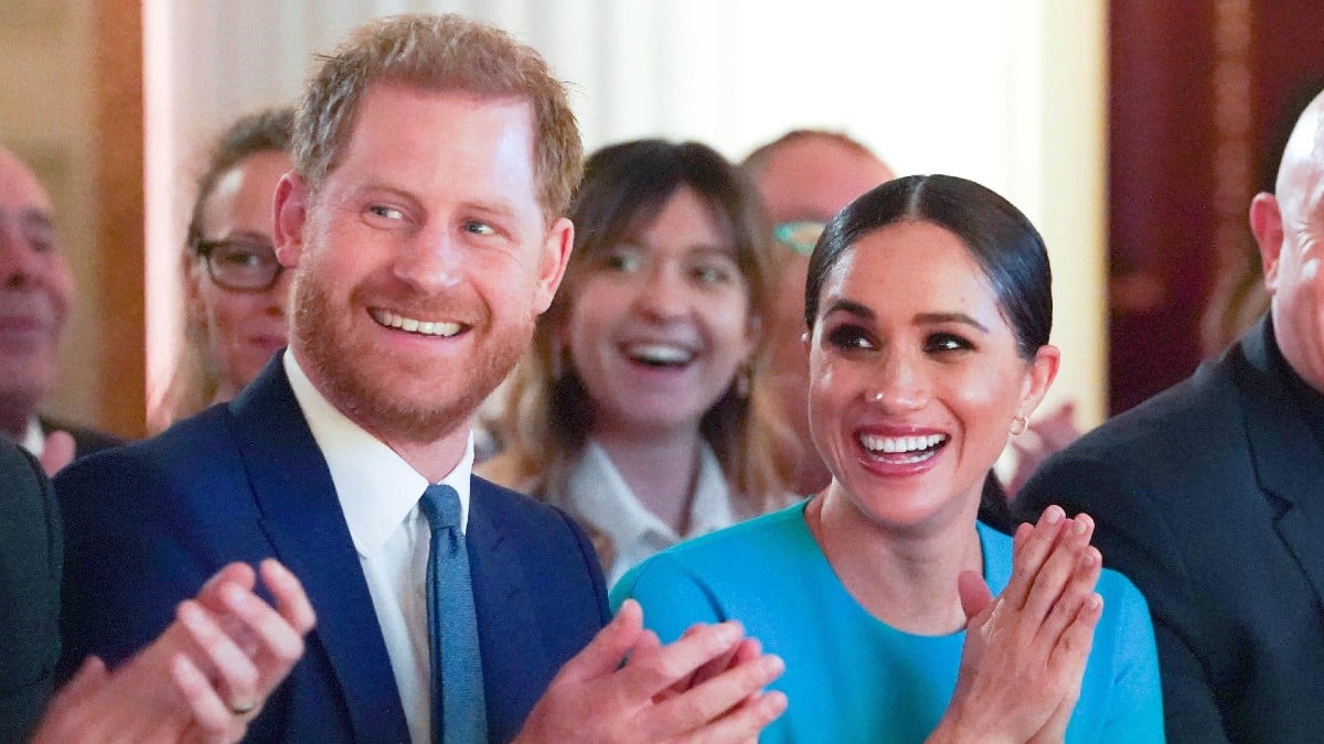 Prince Harry Duke of Sussex and Meghan Markle Duchess of Sussex at the annual Endeavour Fund Awards held at Mansion House in London.