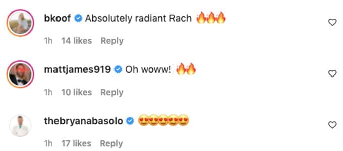 Rachel Lindsay's comment section 