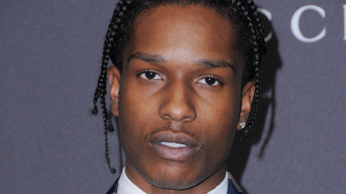 A$AP Rocky on the red carpet