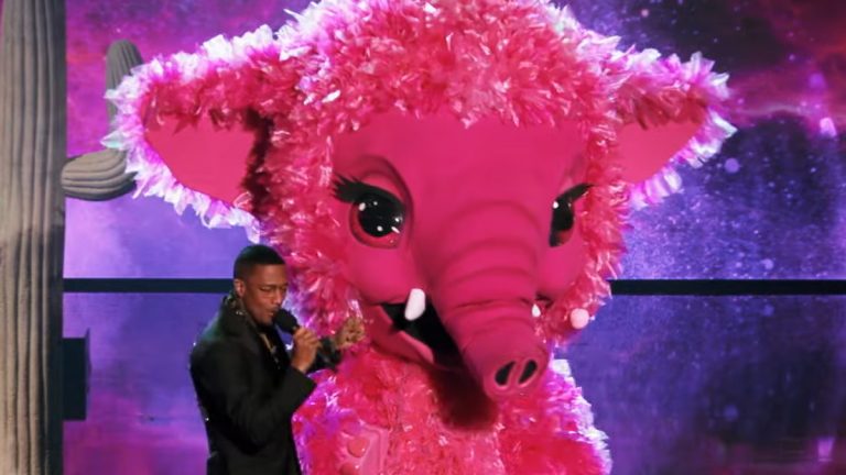 Baby Mammoth with Nick Cannon on The Masked Singer