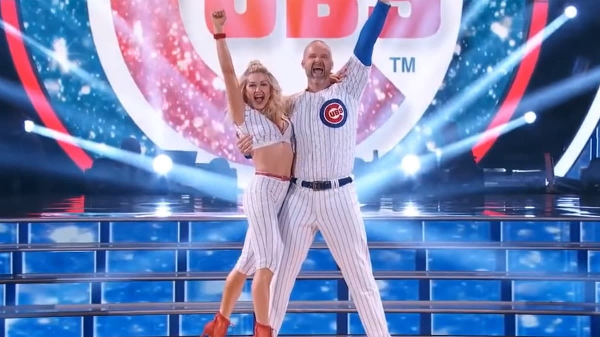 David Ross and Lindsay Arnold on Dancing with the Stars