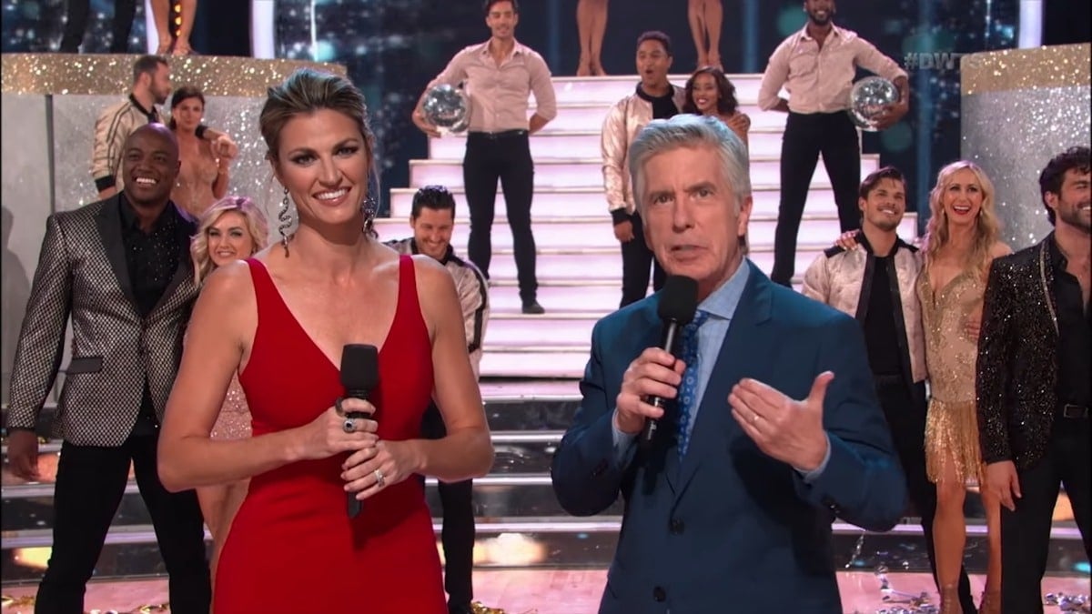 Former DWTS hosts Tom Bergeron and Erin Andrews