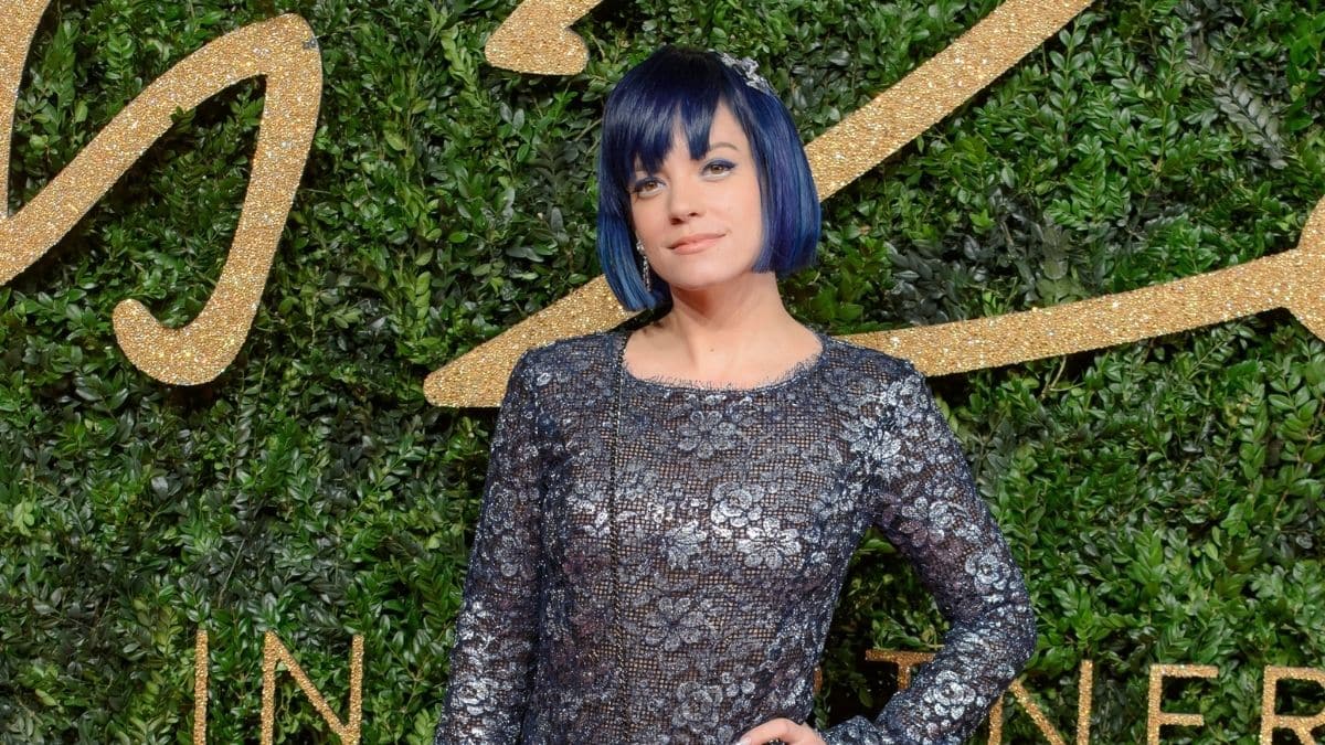 red carpet image of Lily Allen