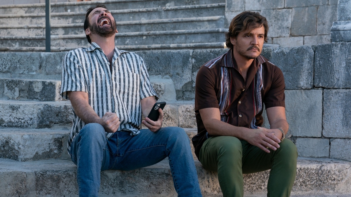 Nicolas Cage and Pedro Pascal in The Unbearable Weight of Massive Talent.