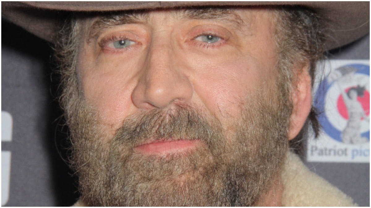 Nicolas Cage on the red carpet